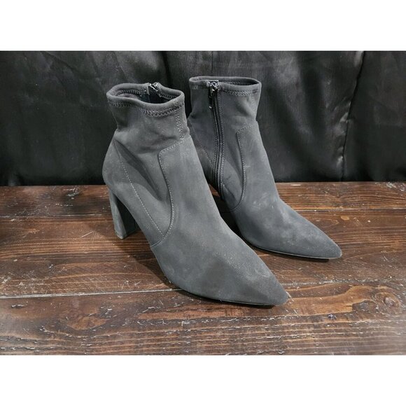 Alex Marie Ginna Black Soft Stretch Pointy Toe Booties/Sz. 8.5M - Picture 3 of 9